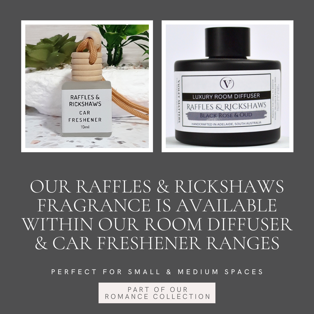 Raffles & Rickshaws: Black Rose & Oudh - Eco Soy Wax Melt Bar