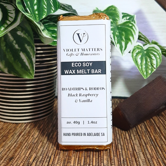 Roadtrips & Rodeos: Black Raspberry & Vanilla - Eco Soy Wax Melt Bar