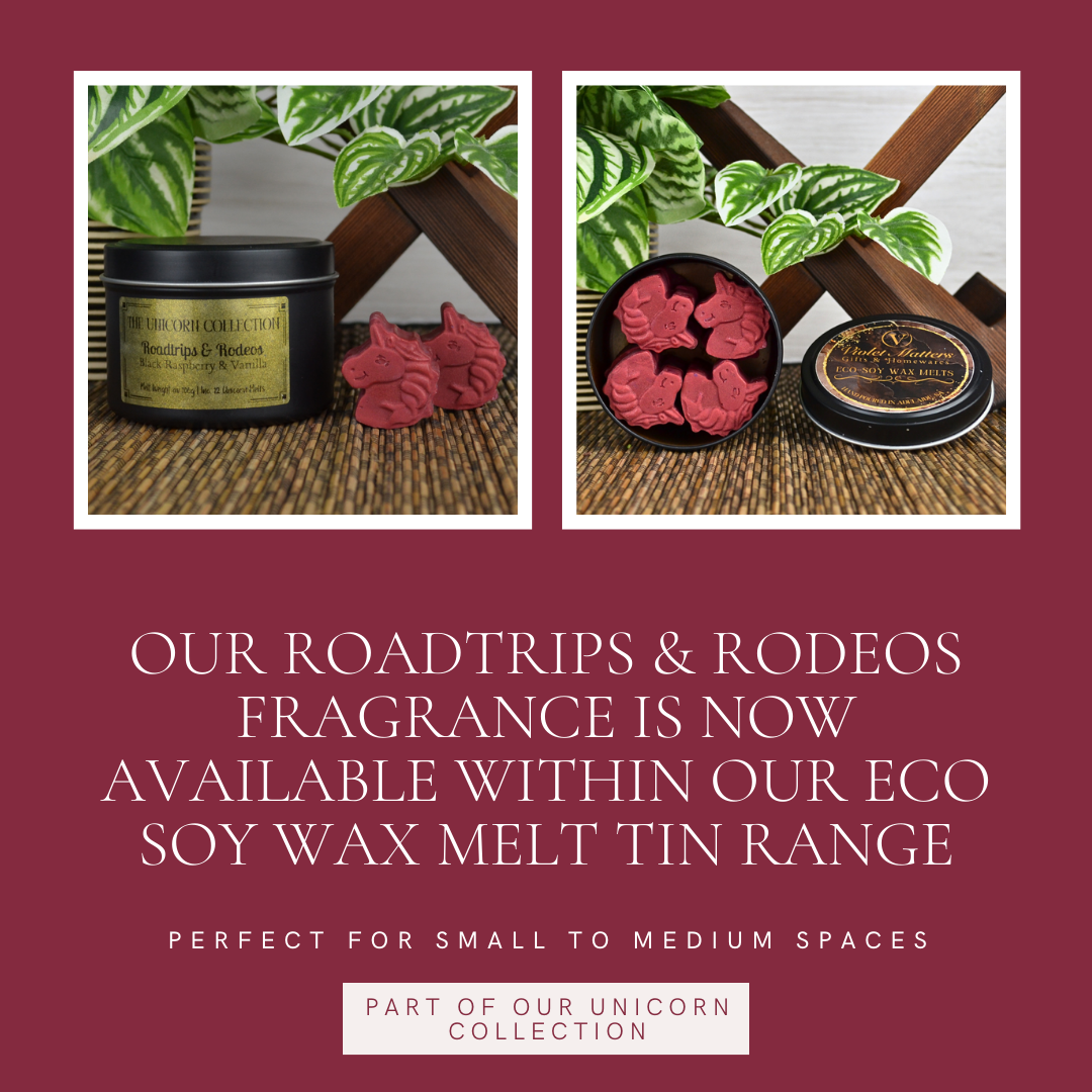 Roadtrips & Rodeos: Black Raspberry & Vanilla - Eco Soy Wax Melt Tin