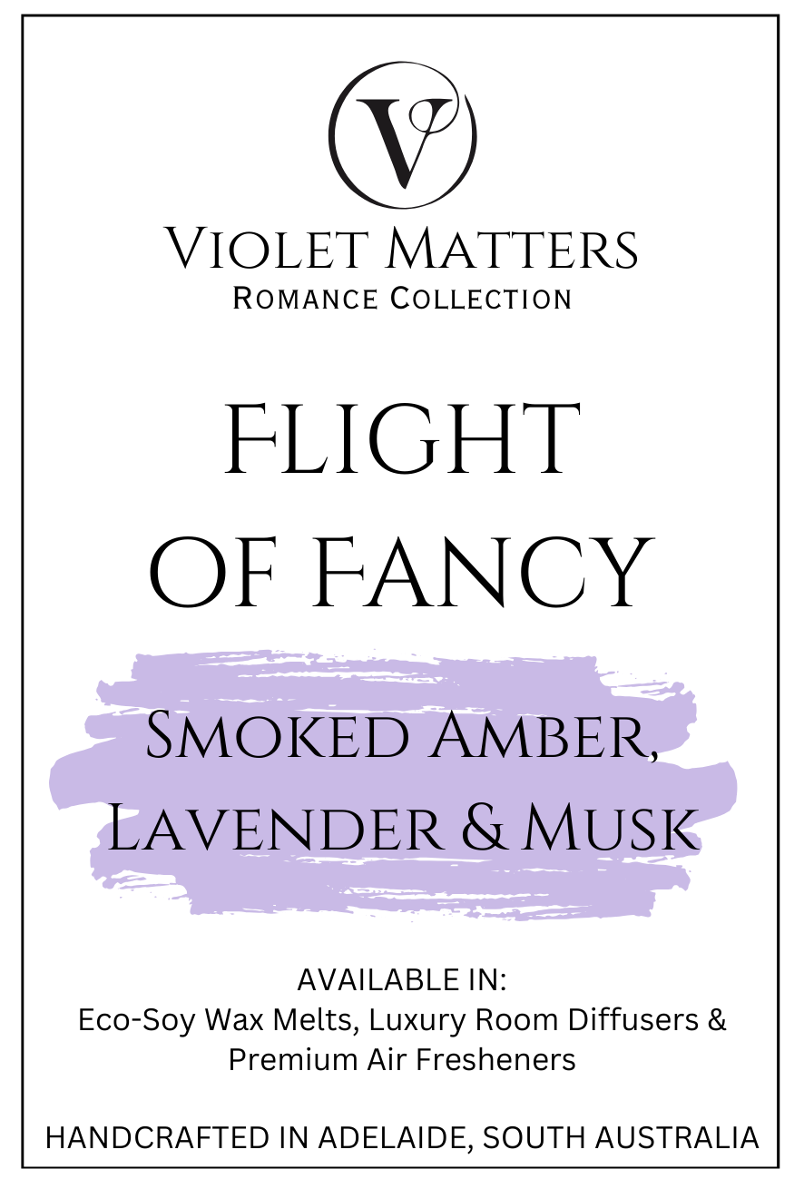 Flight of Fancy - Smoked Amber, Lavender and Musk Premium Air Freshener