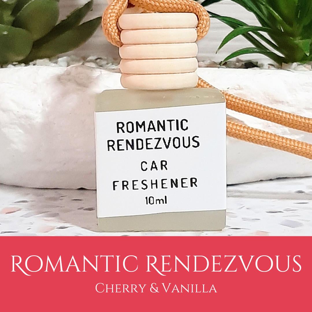 Romantic Rendezvous: Cherry & Vanilla - Car Freshener