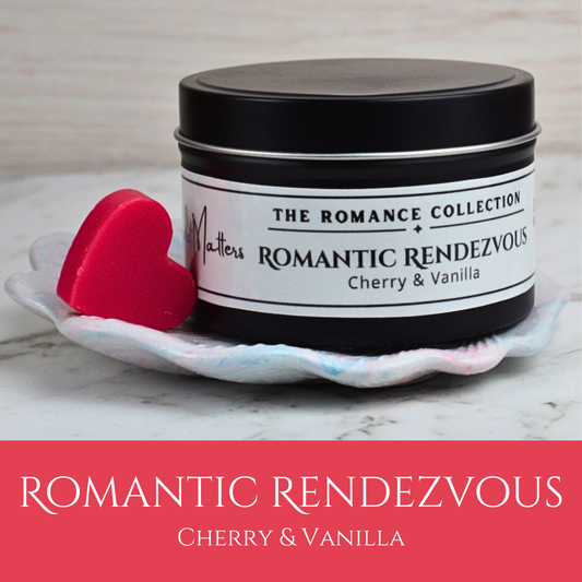 Romantic Rendezvous: Cherry & Vanilla - Eco Soy Wax Melt Tin