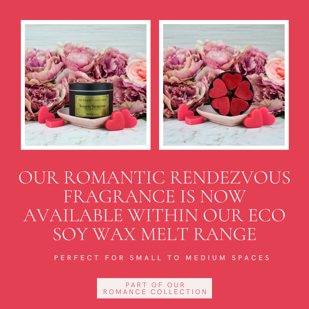 Romantic Rendezvous: Cherry & Vanilla - Eco Soy Wax Melt Tin