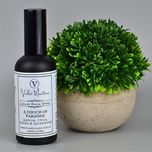 A Touch of Paradise: Jasmine, Sandalwood, Citrus and Vanilla - 100ml Room Spray