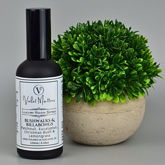 Bushwalks and Billabongs: Eucalyptus, Patchouli, Christmas Bush and Lemongrass - 100ml Room Spray
