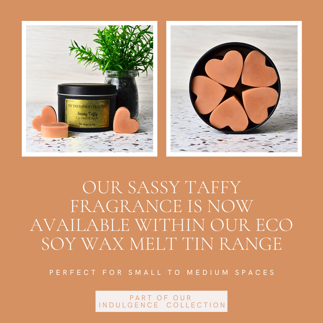 Sassy Taffy: Caramel & Apple - Eco Soy Wax Melt Tin