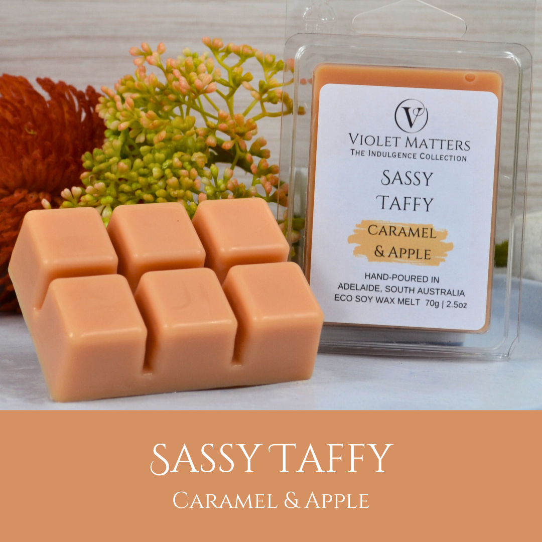 Sassy Taffy: Caramel & Apple - Eco Soy Wax Melt