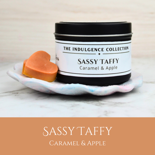 Sassy Taffy: Caramel & Apple - Eco Soy Wax Melt Tin