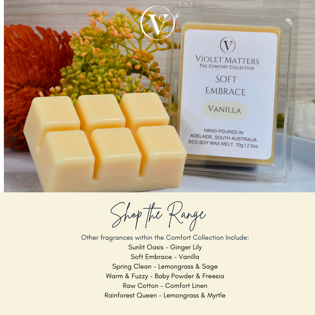 Soft Embrace Eco Soy Wax Melt Violet Matters
