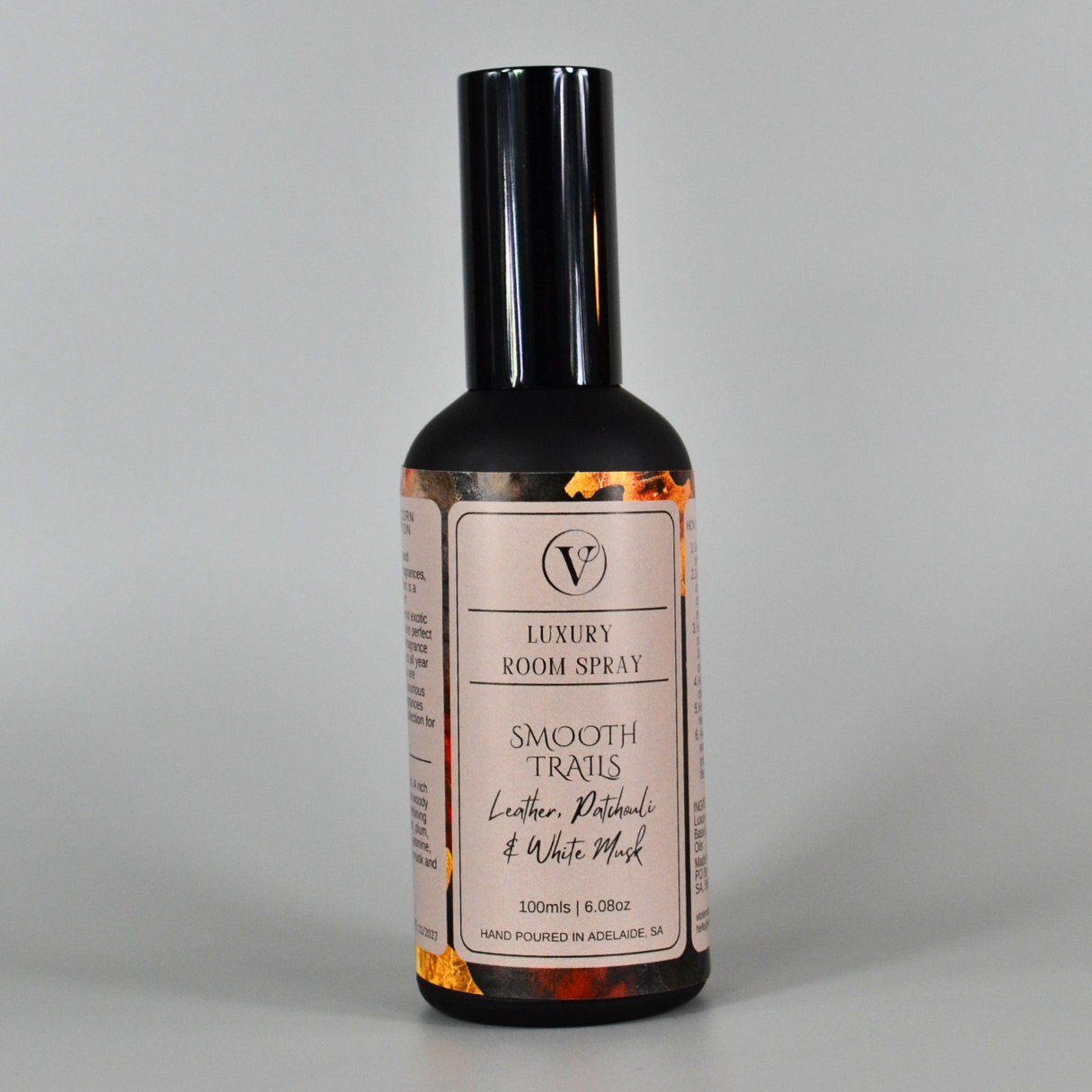 100ml Room Spray - Smooth Trails: Leather, Patchouli & White Musk