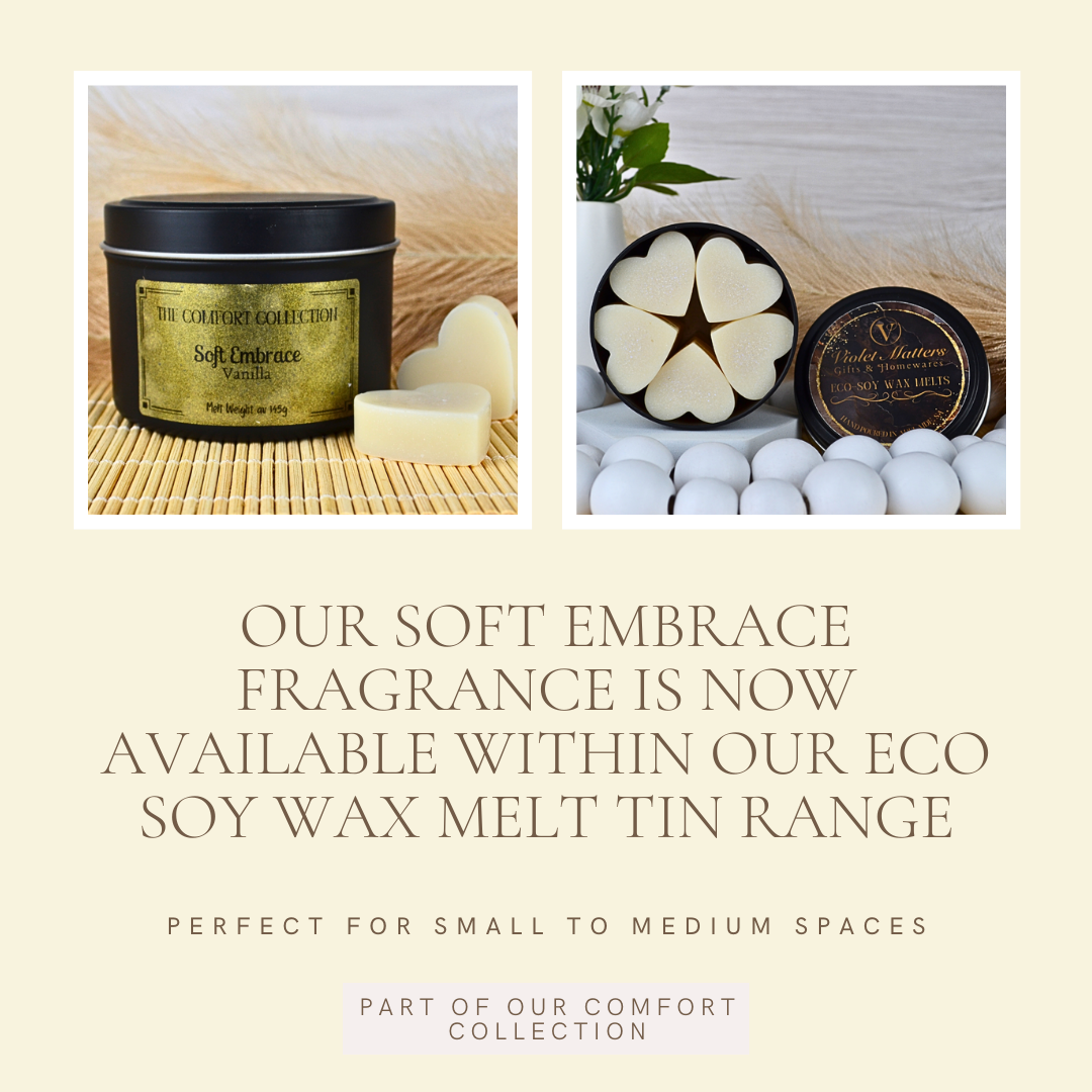 Soft Embrace: Vanilla - Eco Soy Wax Melt Tin