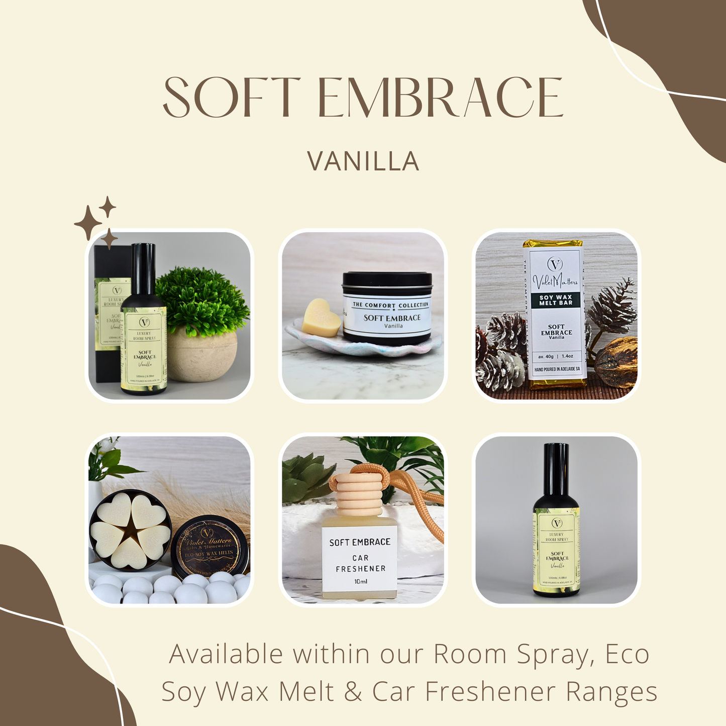 Soft Embrace: Vanilla - Eco Soy Wax Melt Bar