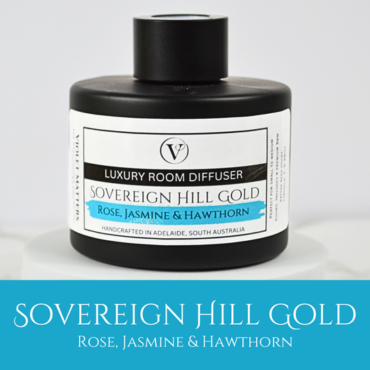 Sovereign Hill Gold: Rose, Jasmine & Hawtorn - 100ml Room Diffuser