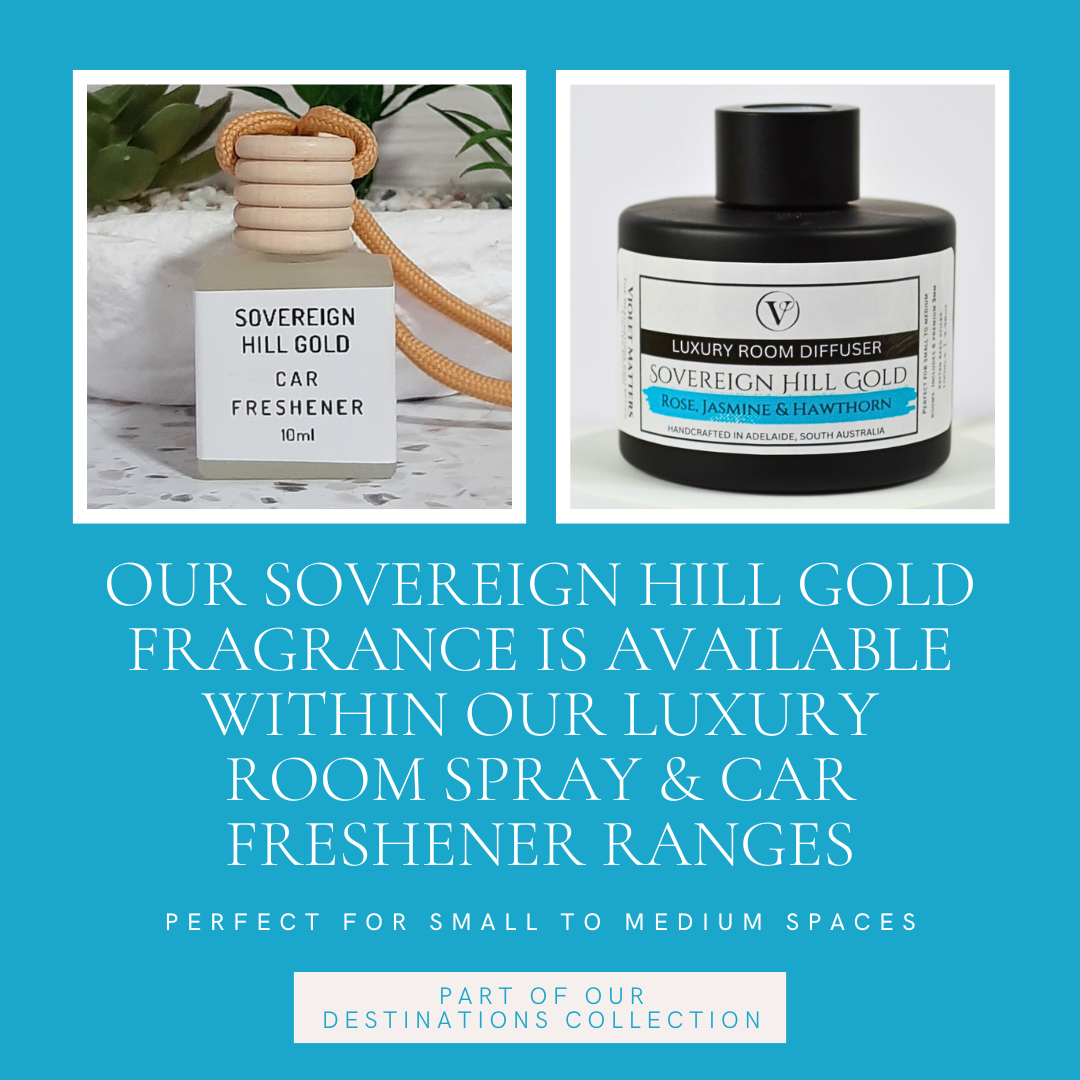 Sovereign Hill Gold: Rose, Jasmine & Hawtorn - Car Freshener