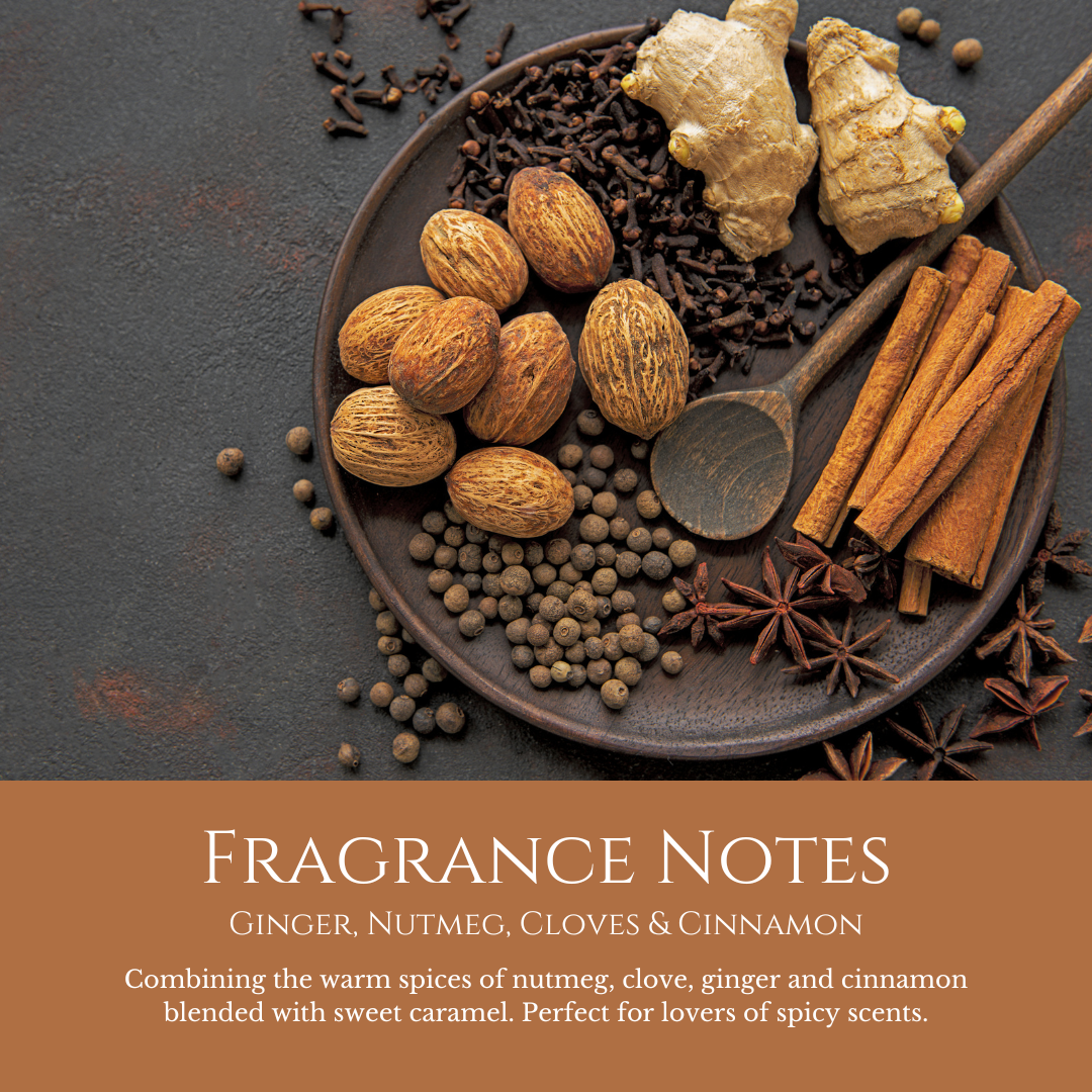 Spicy Delight: Ginger, Nutmeg, Cloves & Cinnamon - Car Freshener
