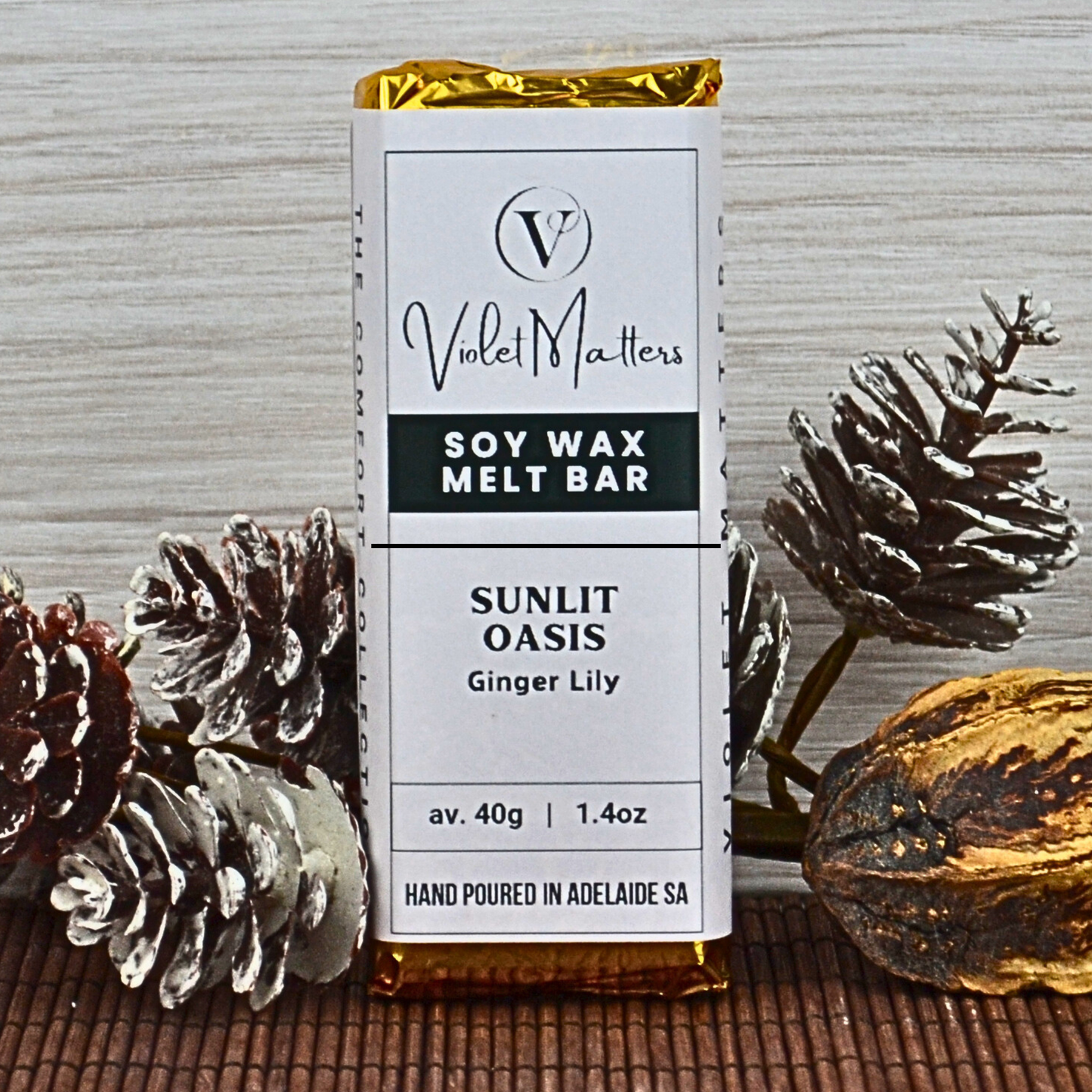 Sunlit Oasis: Ginger Lily - Eco Soy Wax Melt Bar