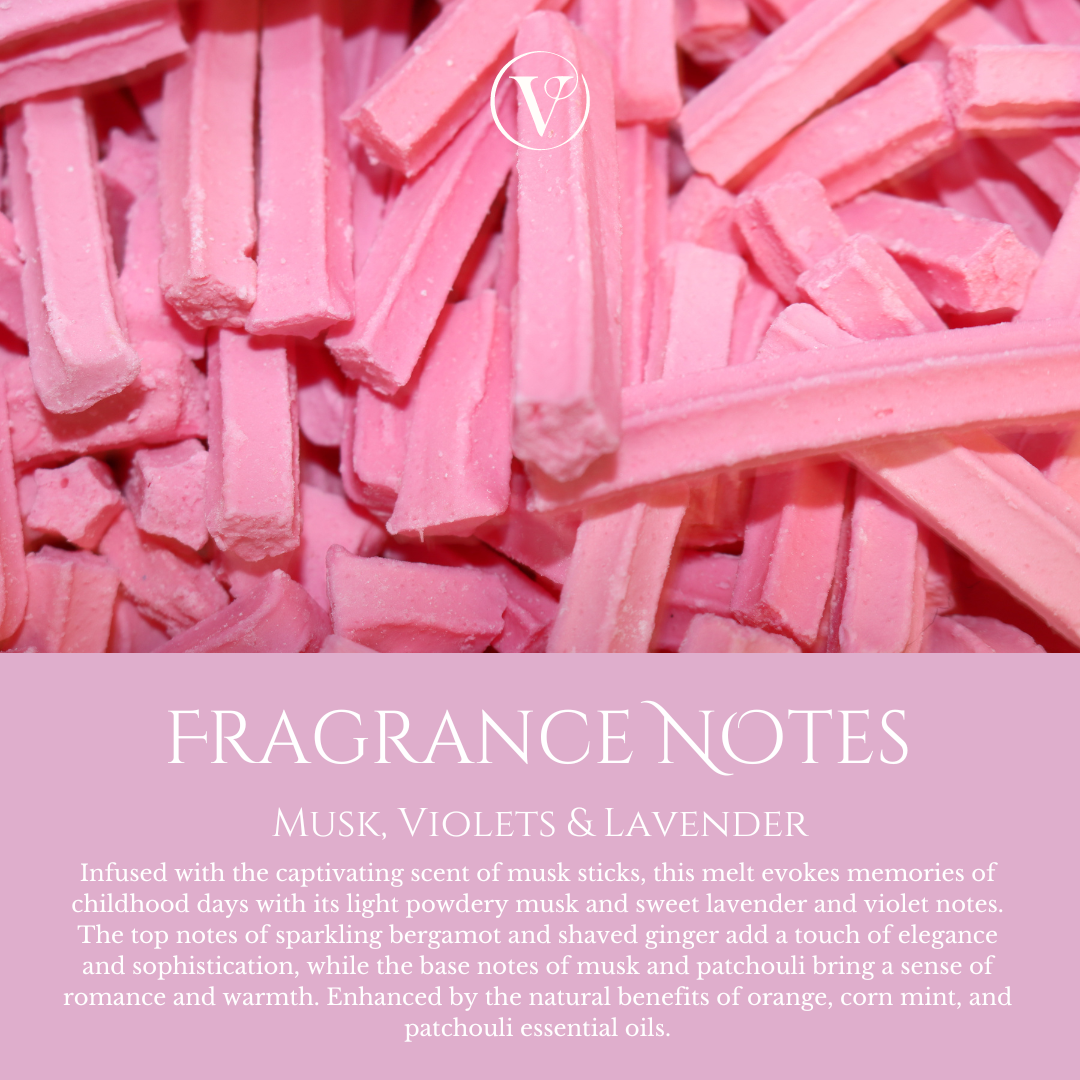 Sweet Nostalgia: Musk, Violets & Lavender - Eco Soy Wax Melt Tin