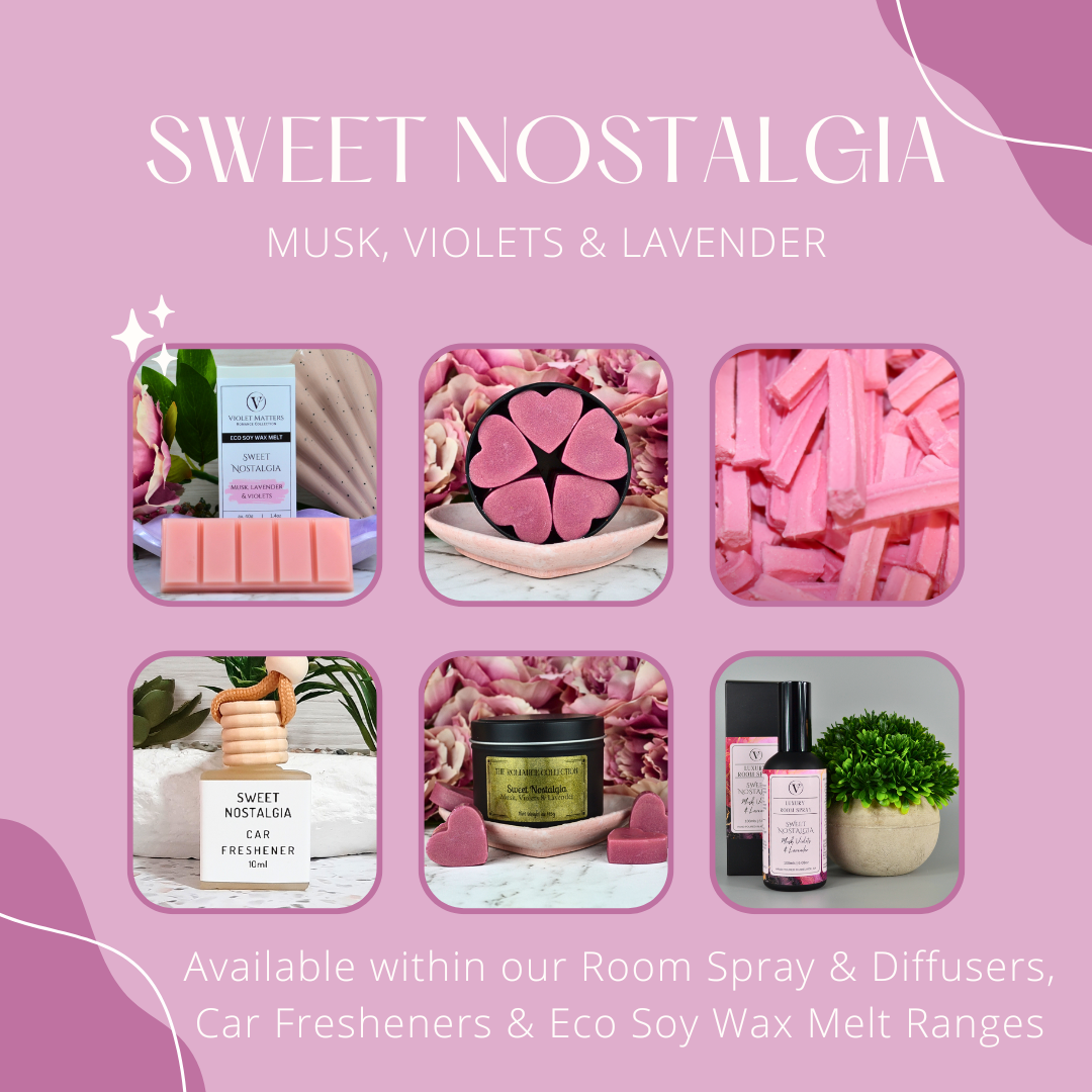 Sweet Nostalgia: Musk, Violets & Lavender - Car Freshener