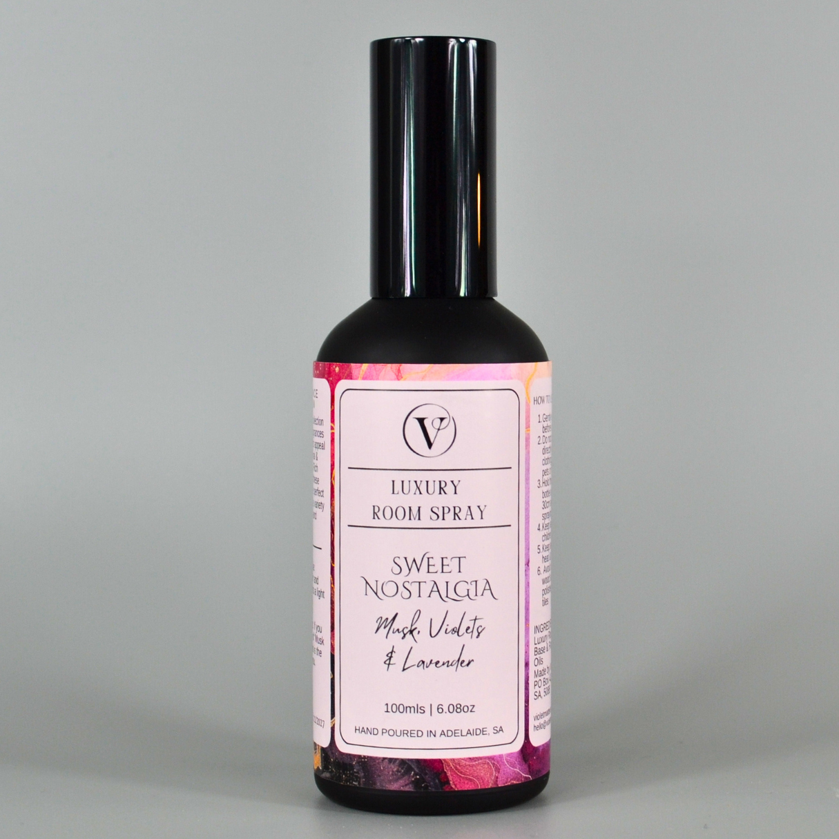 100ml Room Spray - Sweet Nostalgia: Musk, Violets & Lavender