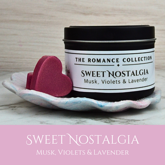 Sweet Nostalgia: Musk, Violets & Lavender - Eco Soy Wax Melt Tin