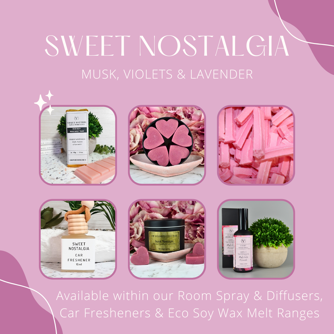 Sweet Nostalgia: Musk, Violets & Lavender - 100ml Room Spray