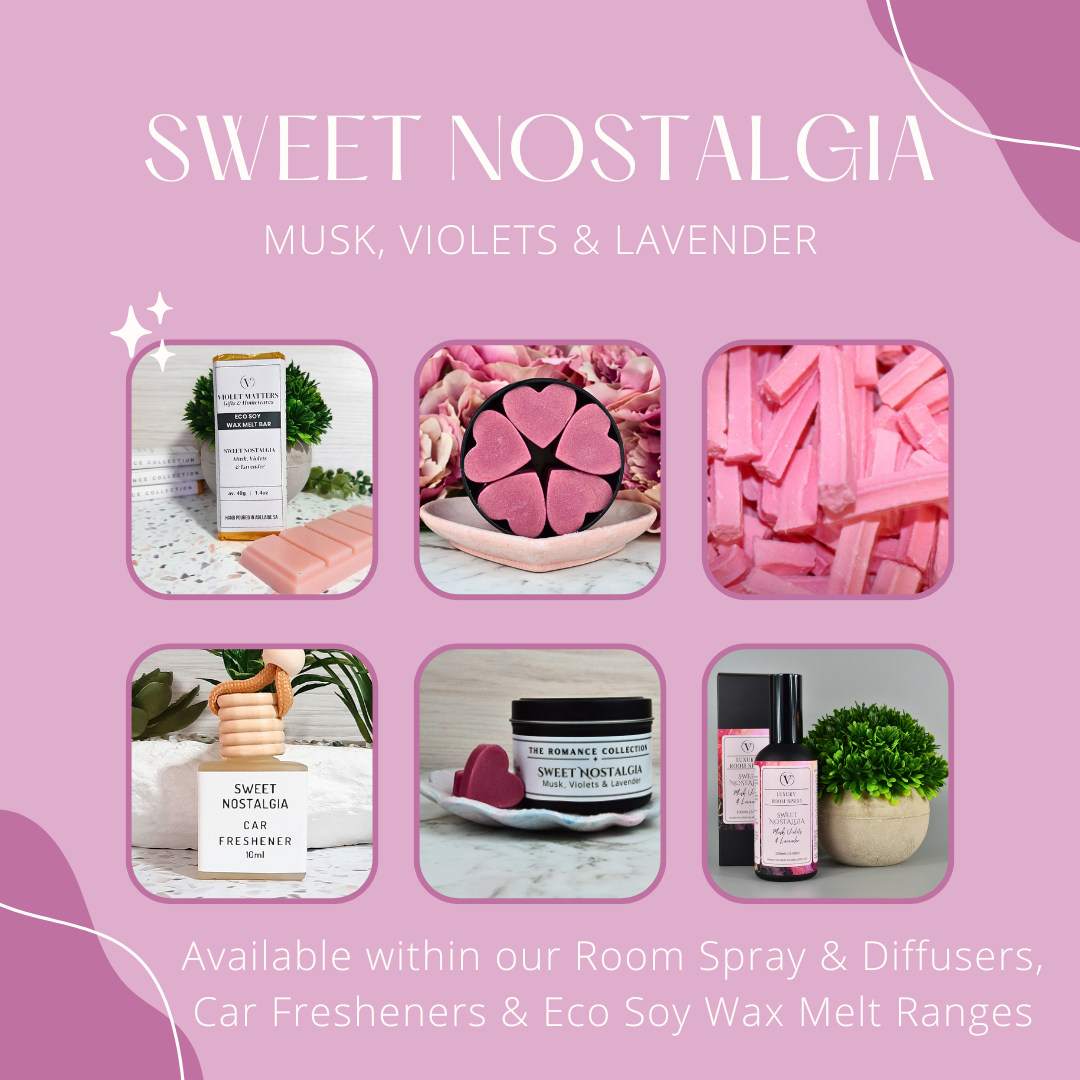 Sweet Nostalgia: Musk, Violets & Lavender - 100ml Room Spray