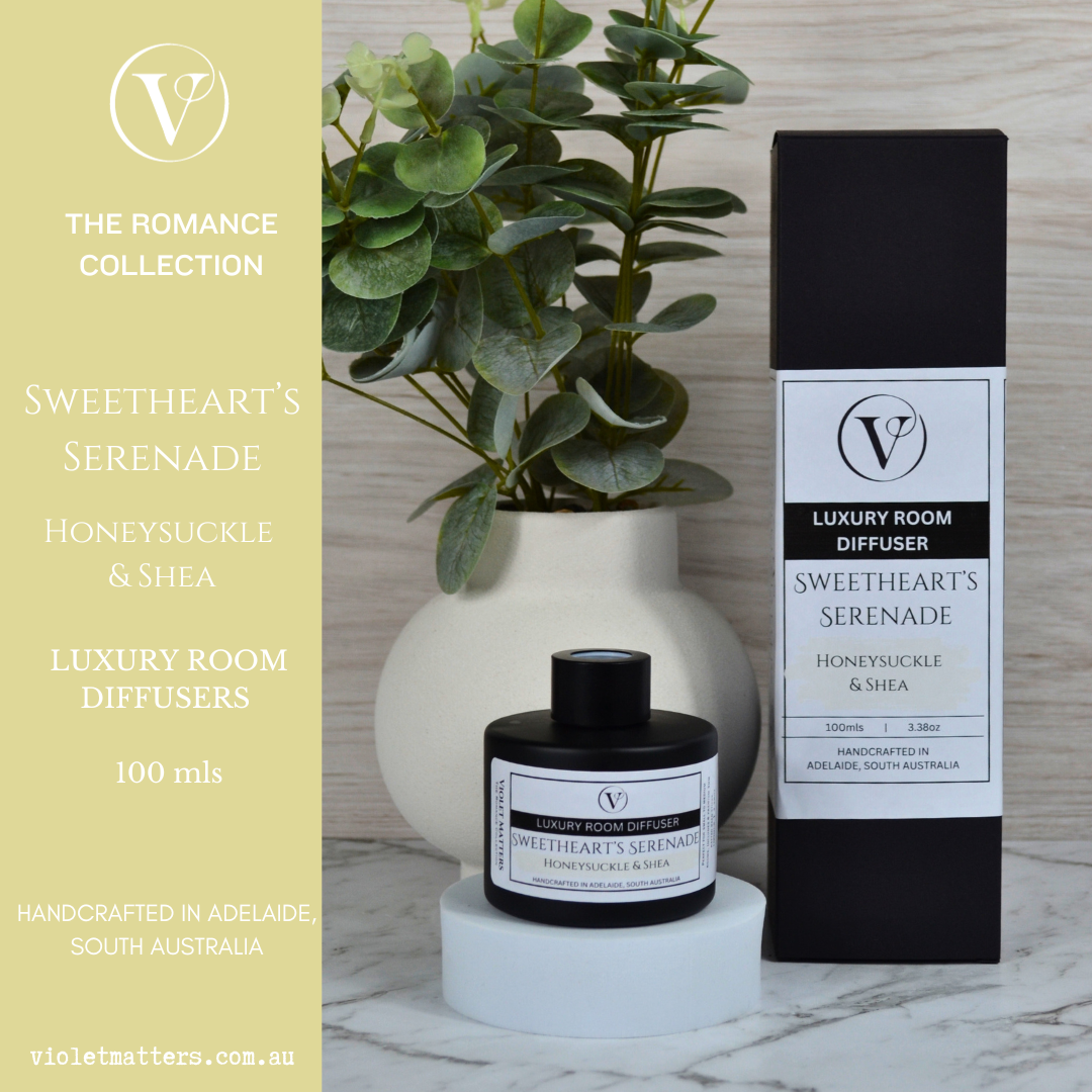 Sweetheart's Serenade - Honeysuckle & Shea Luxury Room Diffuser