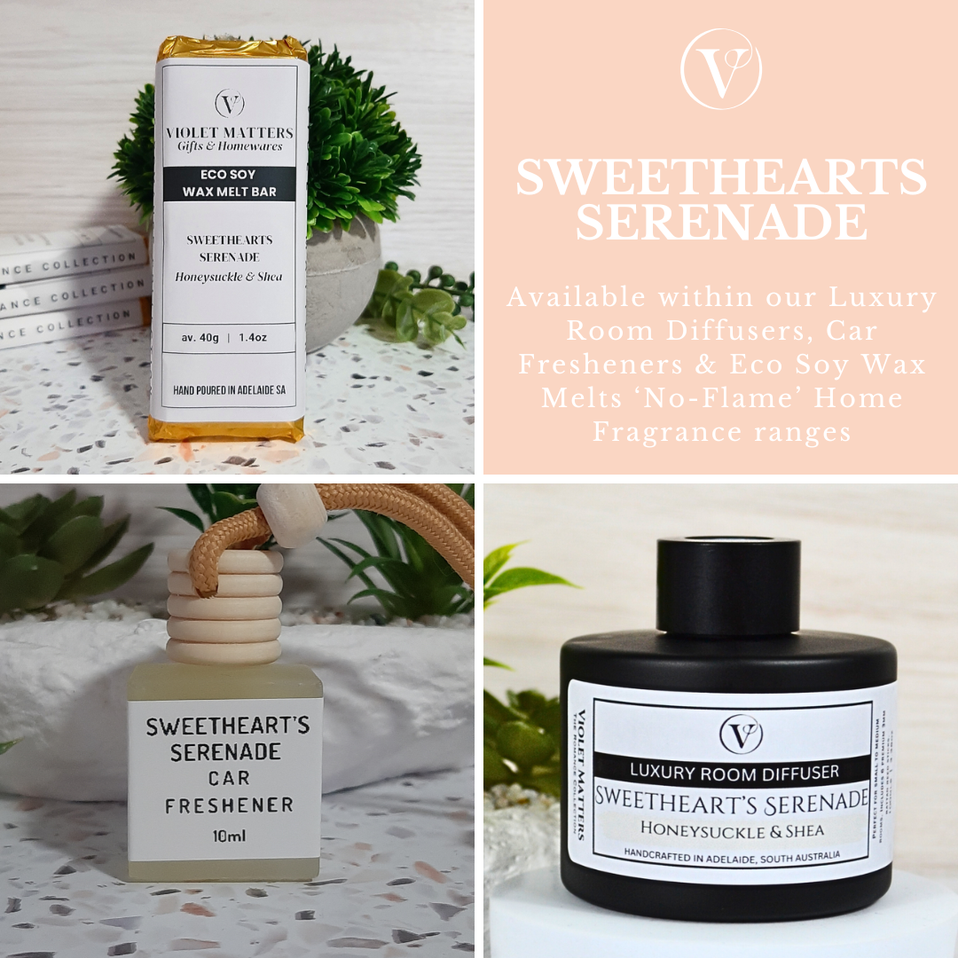 Sweetheart's Serenade: Honeysuckle & Shea - Room Diffuser