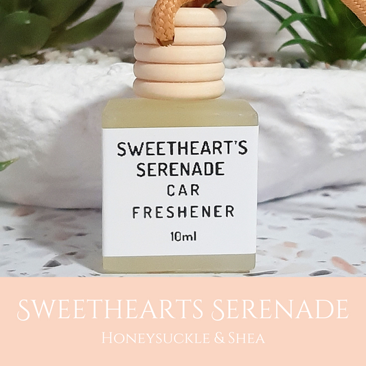 Sweethearts Serenade: Honeysuckle & Shea - Car Freshener