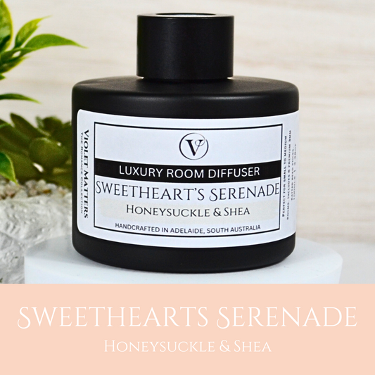 Sweetheart's Serenade: Honeysuckle & Shea - Room Diffuser