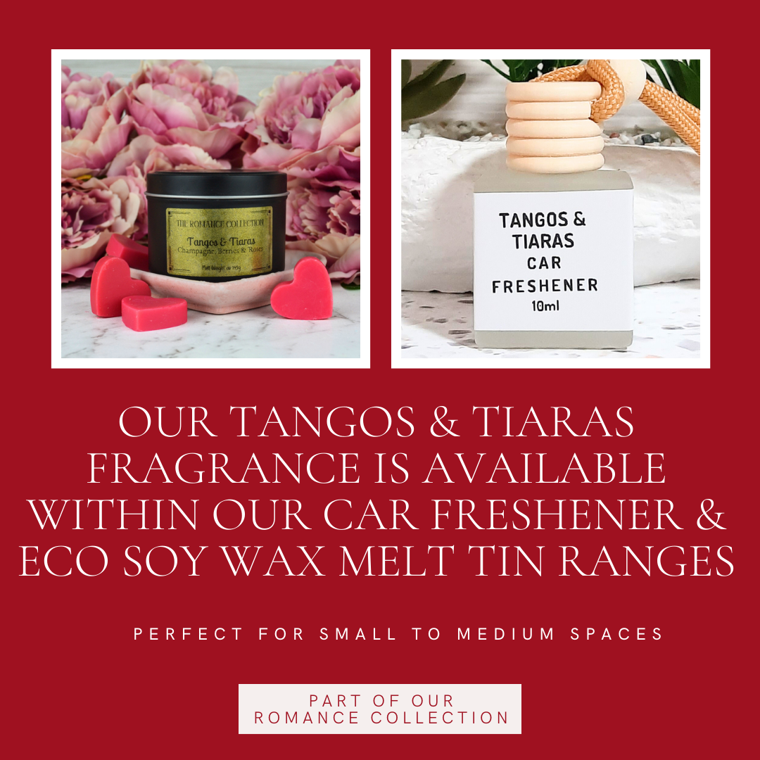 Tangos & Tiaras: Champagne & Strawberries - Eco Soy Wax Melt Tin