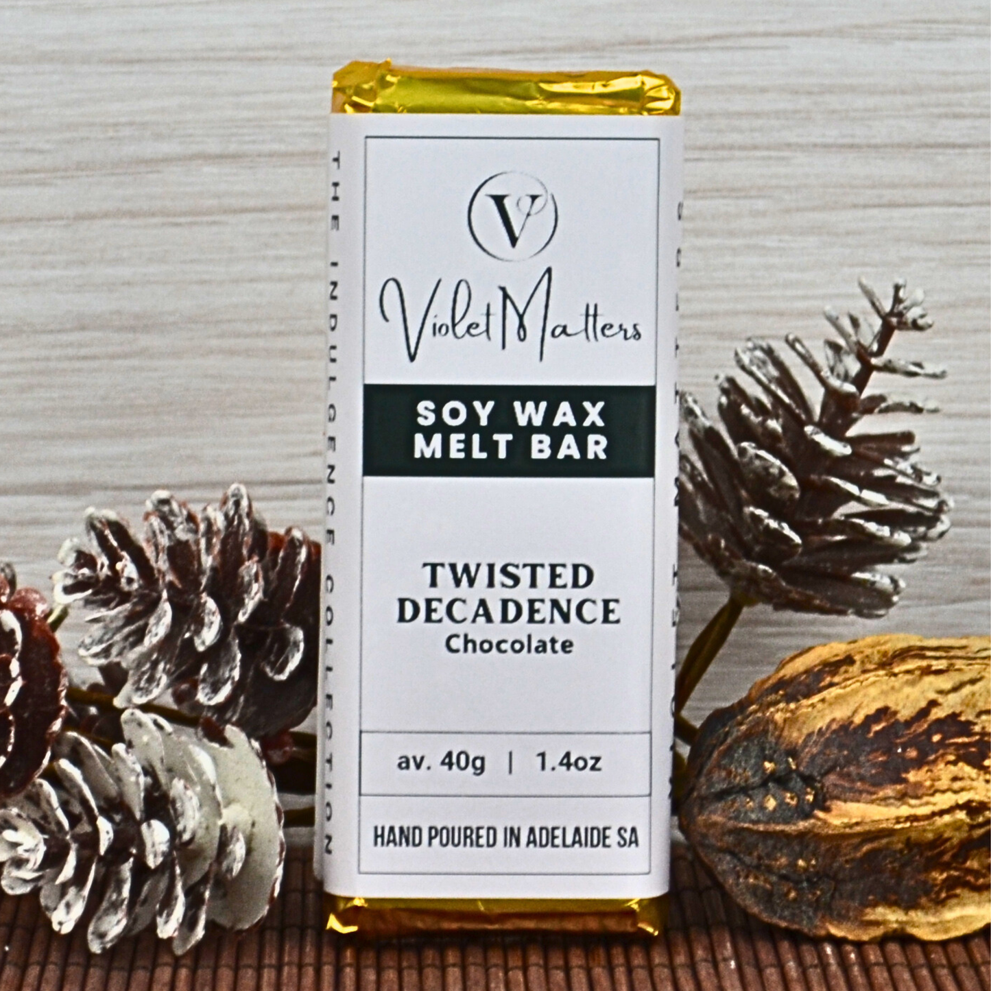 Twisted Decadence: Chocolate - Eco Soy Wax Melt Bar