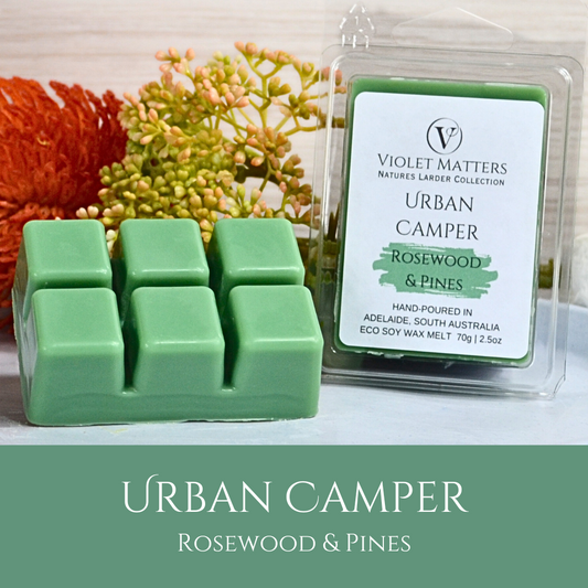 Urban Camper: Rosewood & Pines - Eco Soy Wax Melt