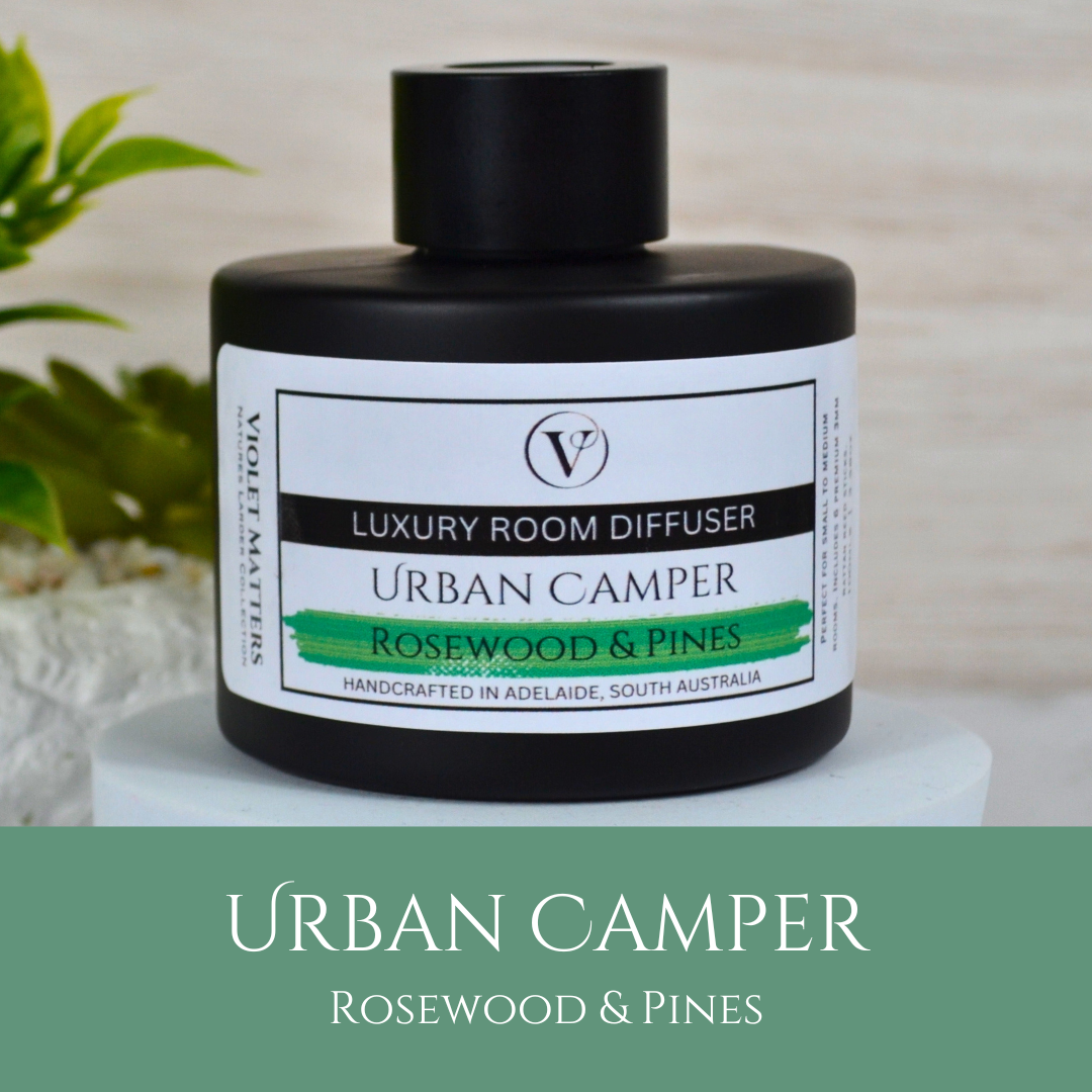 Urban Camper: Rosewood and Pines - 100ml Room Diffuser