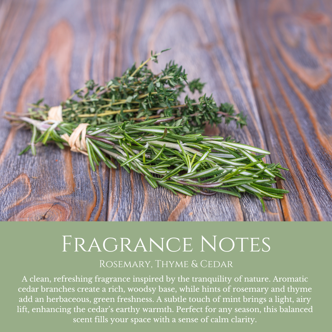 Verdance: Rosemary, Thyme & Cedar - Car Freshener