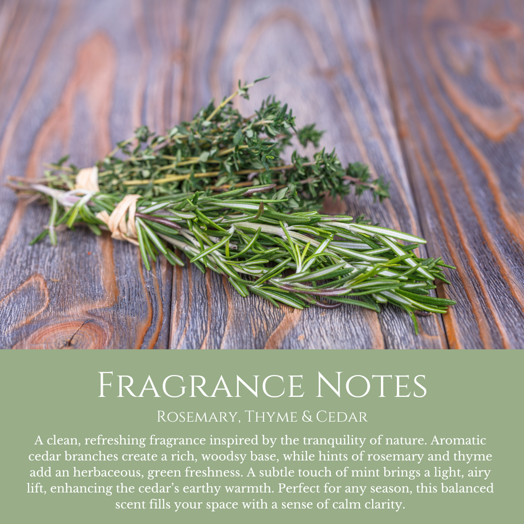 Verdance: Rosemary, Thyme, Cedar & Peppermint - Botanical Car Freshener