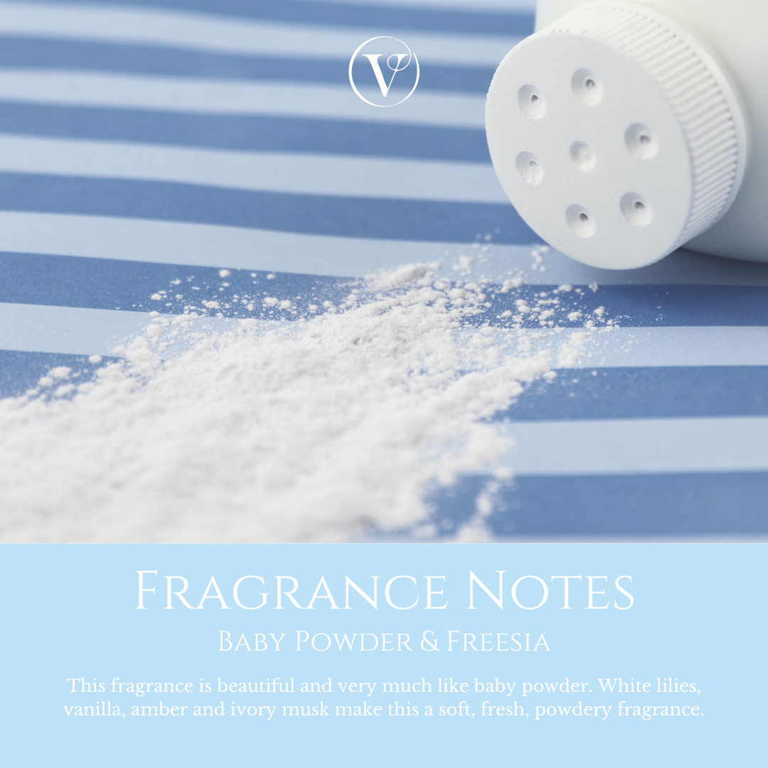 Warm & Fuzzy: Baby Powder & Freesia - Eco Soy Wax Melt