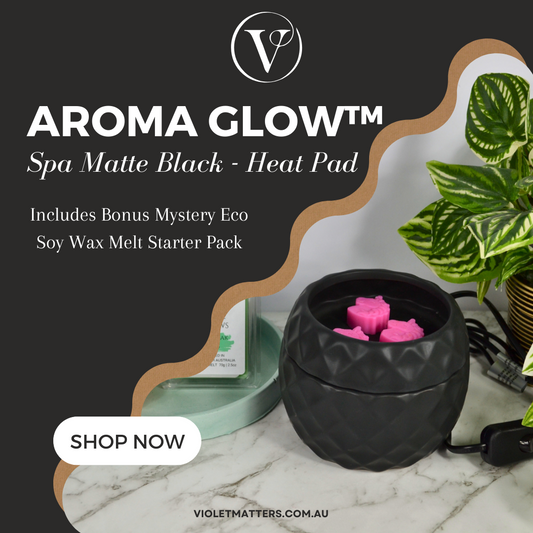 Spa Matte Black Diamond - Heat Pad - Aroma Glow™