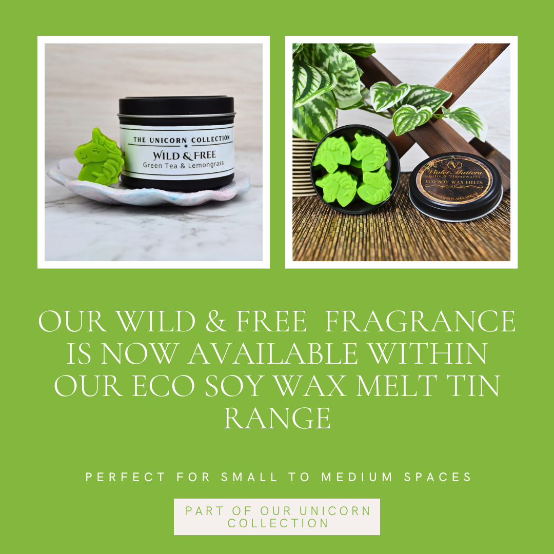 Wild & Free: Green Tea & Lemongrass - Eco Soy Wax Melt Tin