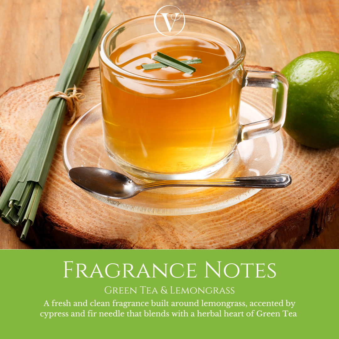Wild & Free: Green Tea & Lemongrass - Eco Soy Wax Melt Tin