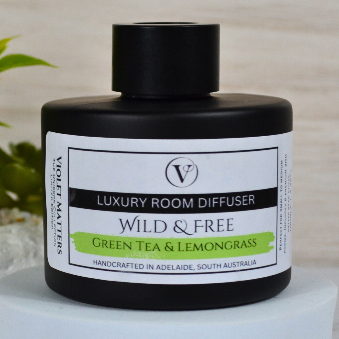 Wild and Free: Green Tea & Lemongrass - 100ml Room Diffuser