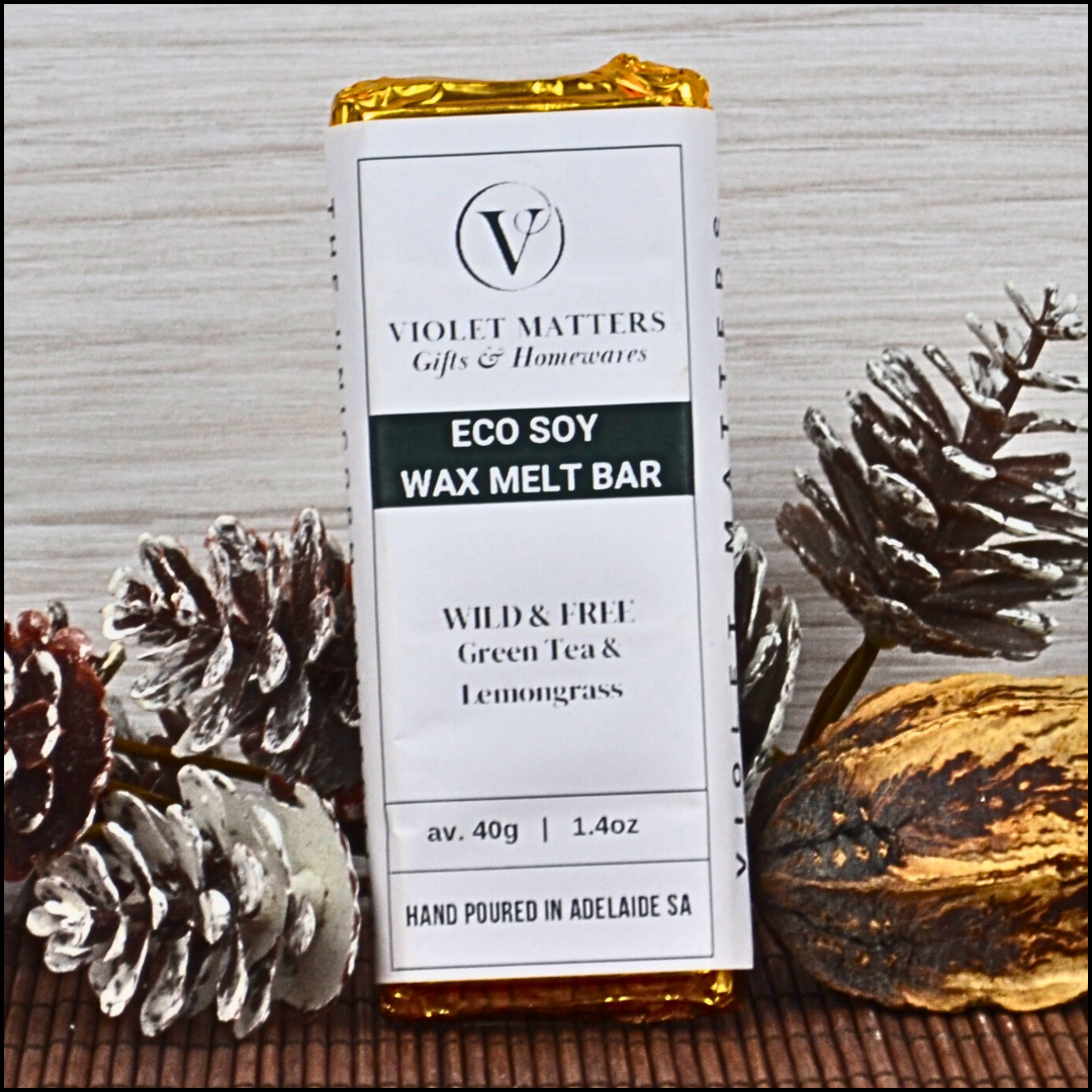 Wild & Free: Green Tea & Lemongrass - Eco Soy Wax Melt Bar