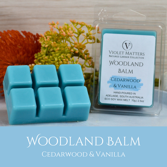 Woodland Balm: Cedar & Vanilla - Eco Soy Wax Melt