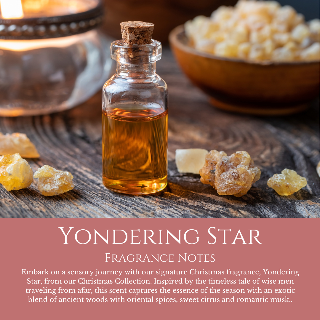 Yondering Star: Frankincense & Myrrh - Eco Soy Christmas Melt Tin